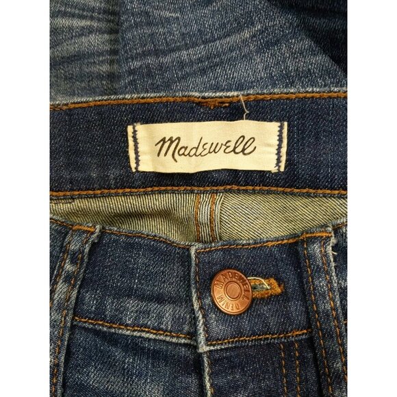 MADEWELL Women's 9" High Riser Skinny Skinny Dark Wash Size 24 READ - Picture 2 of 12